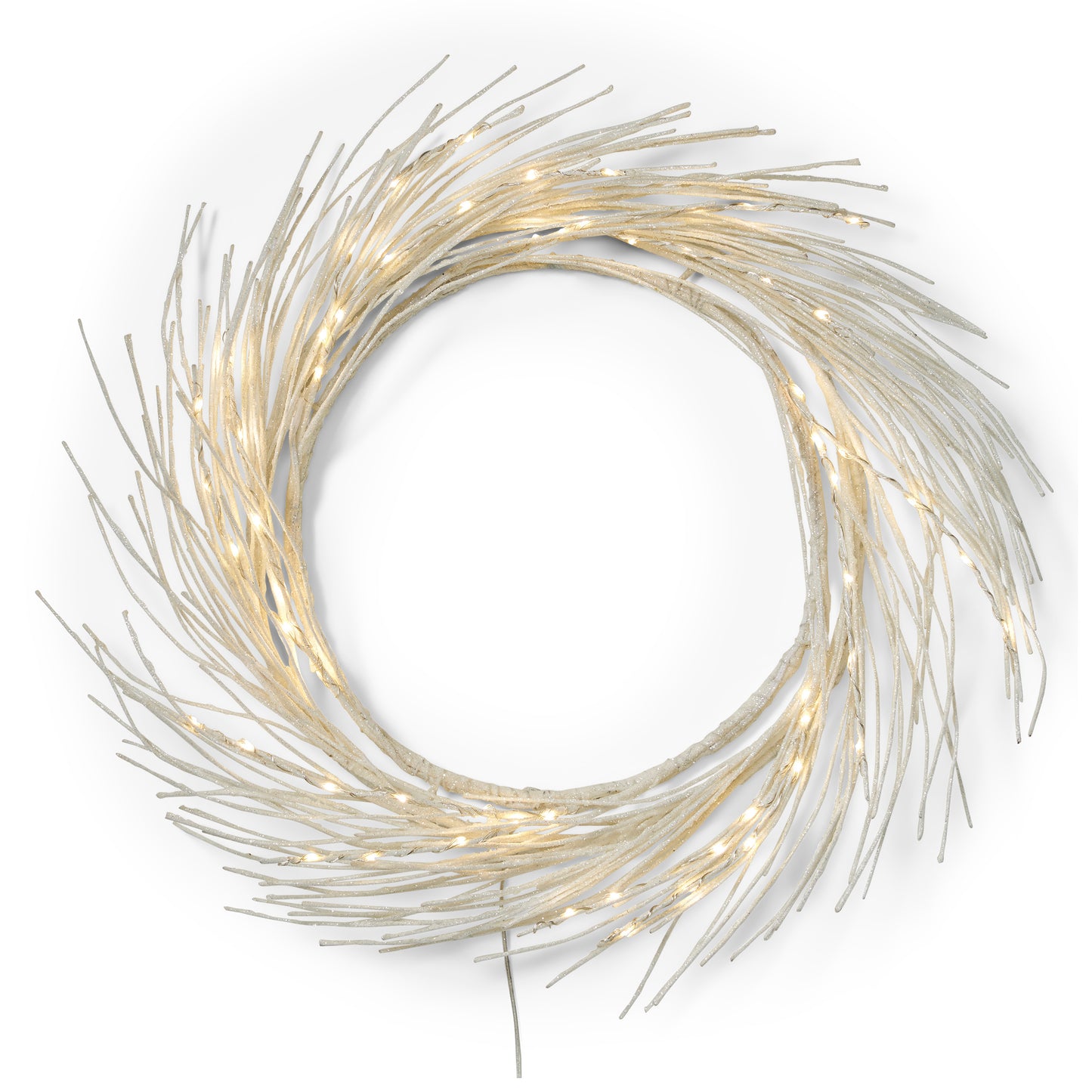24 Inch Paper Wreath With LED Light