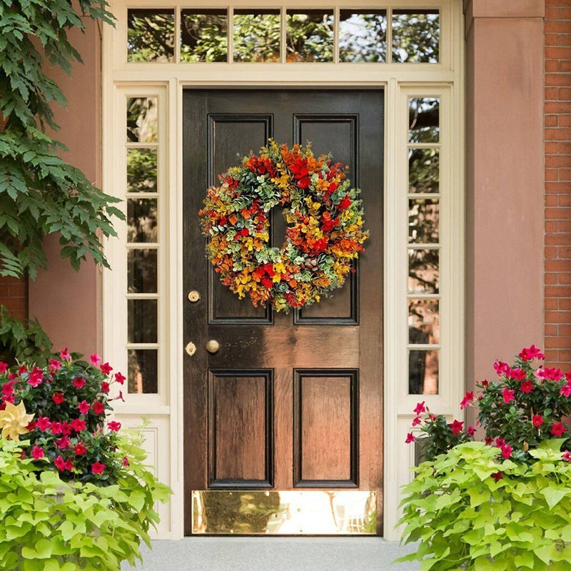 Color Eucalyptus Garland Spot Autumn Simulation Flower Garland Scene Layout
