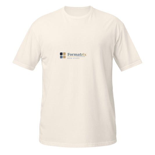 Natural Formatrix Book Studio Official Logo Tee, front view